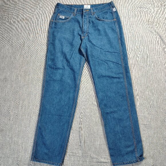 Tyndale FR Jeans Men's Size 34x36 Medium Wash Fire Resistant Cat 2 Arc Rated - Picture 1 of 13